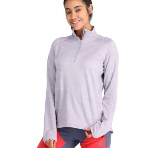 Kari Traa Chandail À Manches Longues Berthe Midlayer Demi Zip - Femme