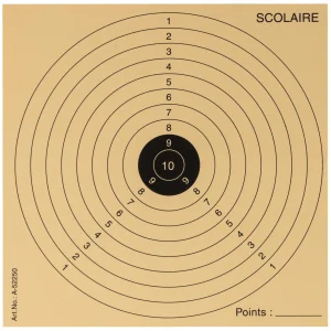 1000 Carton-Cibles Europ-Arm 15X15cm