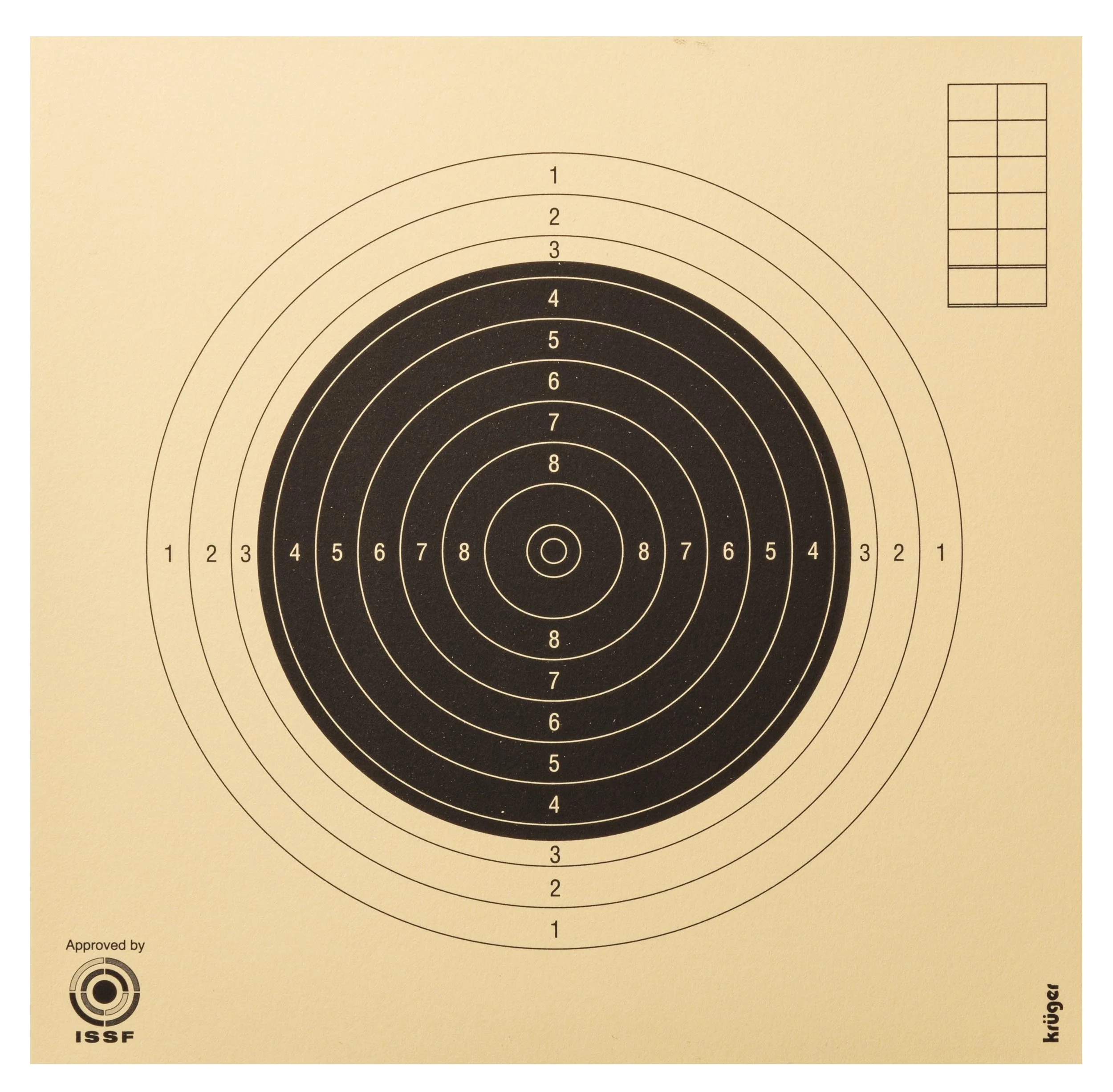 100 Cartons-Cibles Europ-Arm 20X20cm – Image 2