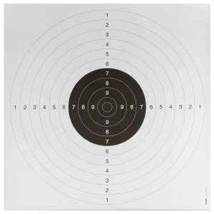 100 Cartons-Cibles Europ-Arm 53X53cm C50 Blancs