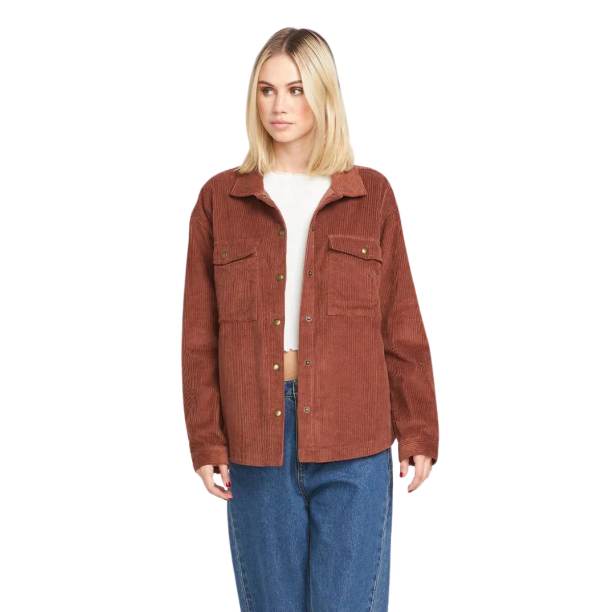 Volcom Chemise À Manches Longues Power Chord Shacket - Femme