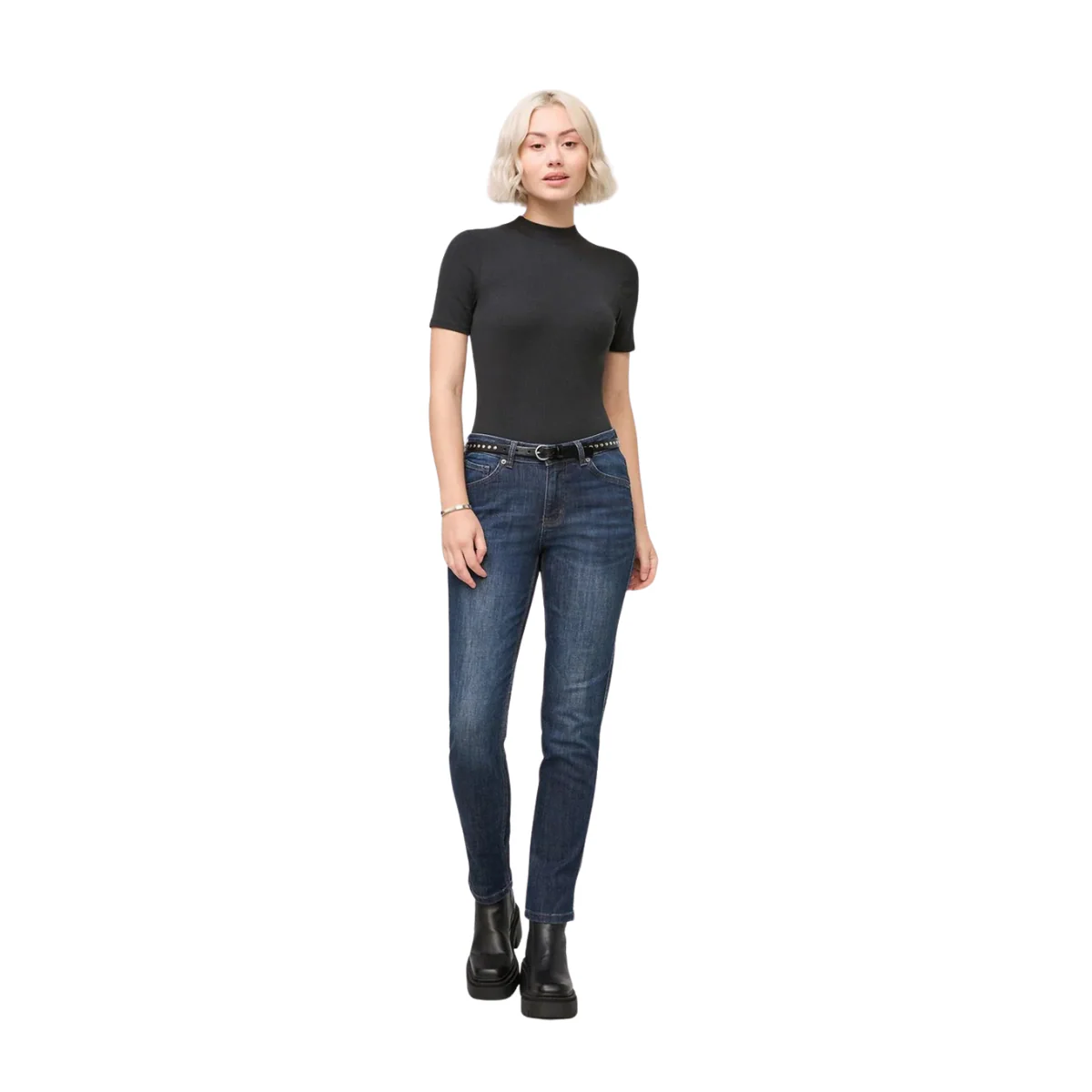 DU/ER Pantalon Performance Denim Girlfriend - Femme