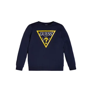 Guess Chandail À Manches Longues Crew Neck Fleece 8-16 Ans - Enfant