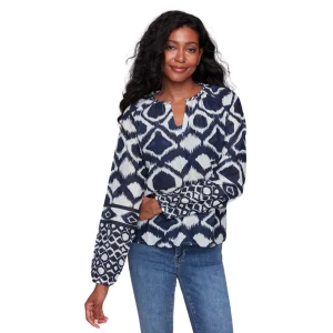 Charlie B Chemise À Manches Longues Printed Raglan Popover - Femme