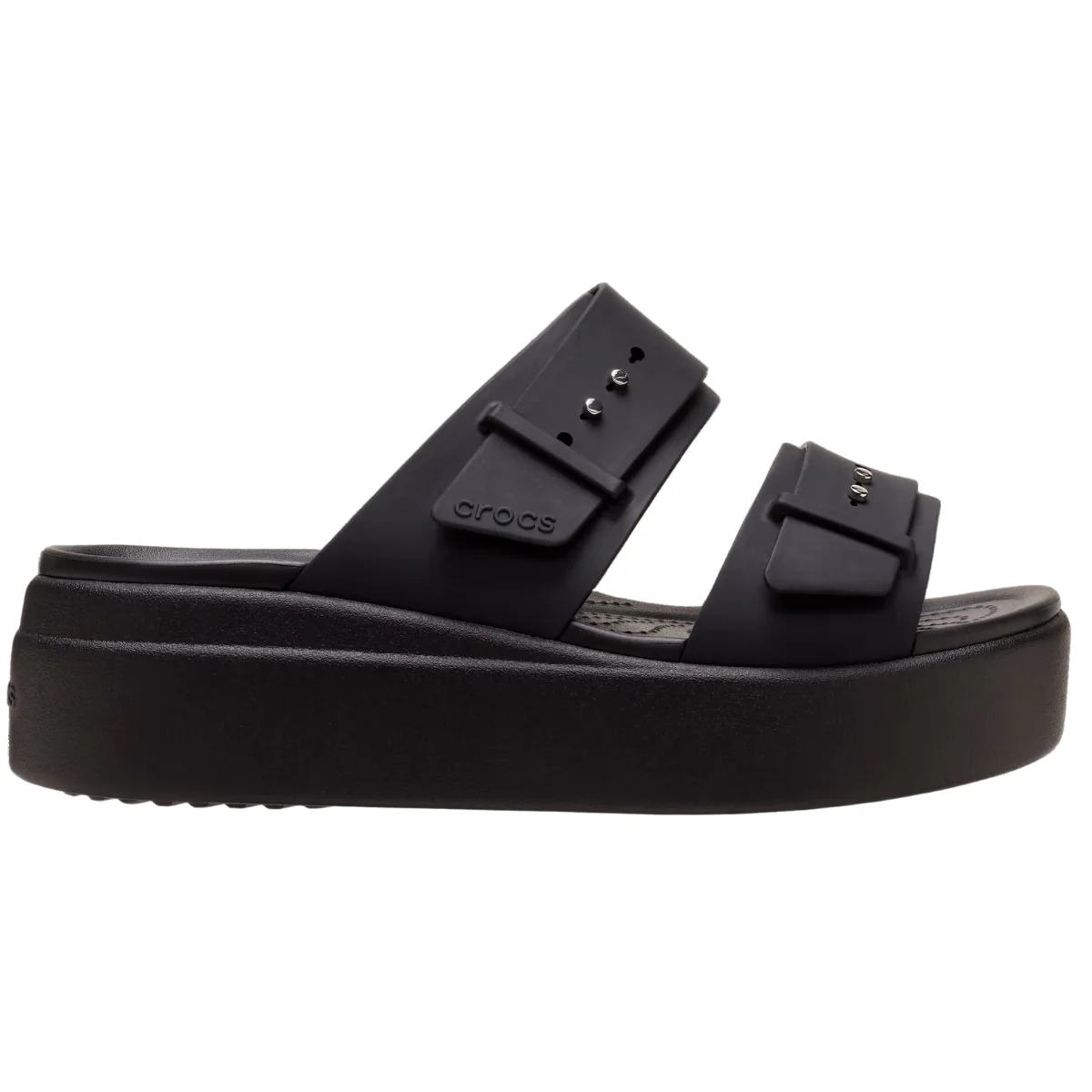 Crocs Sandales Brooklyn Buckle Low Wedge - Femme – Image 3