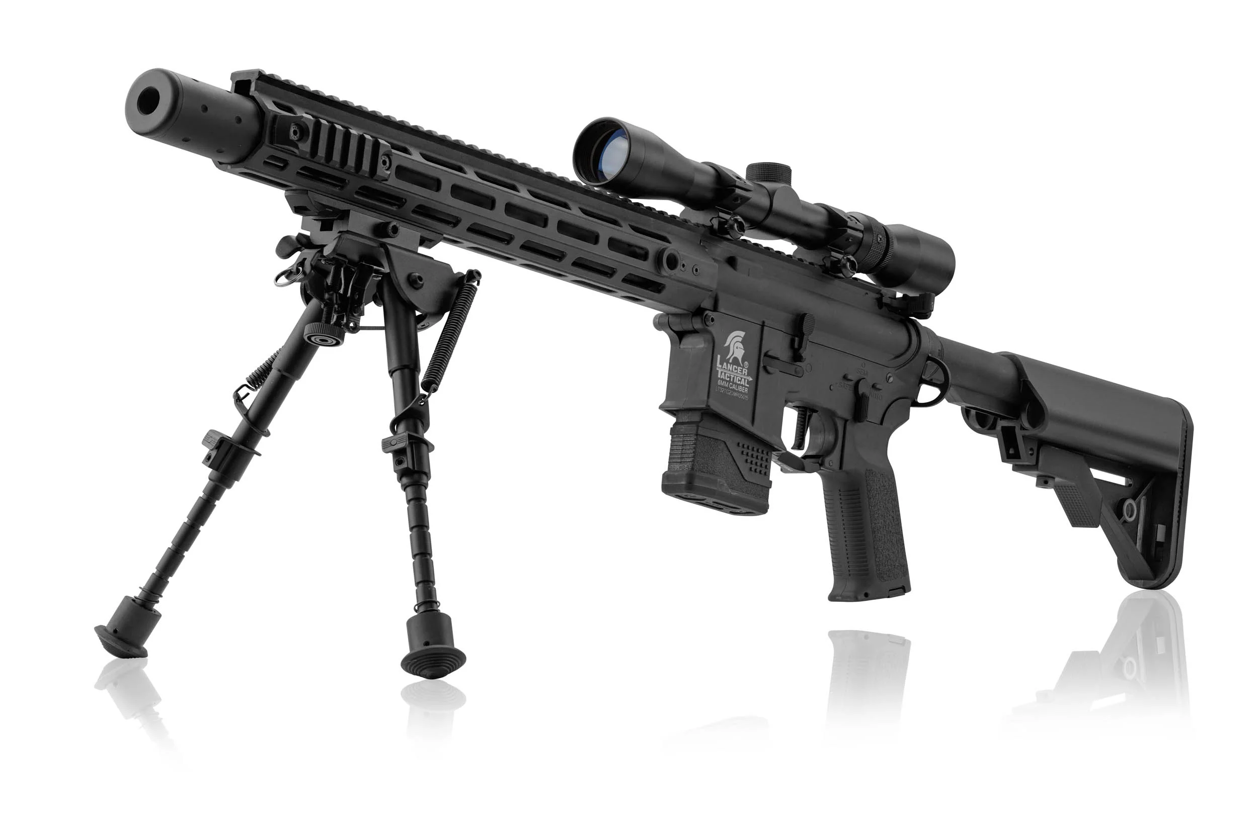 Replique Lancer Tactical LT-32 DMR Noir Pack Complet – Image 4
