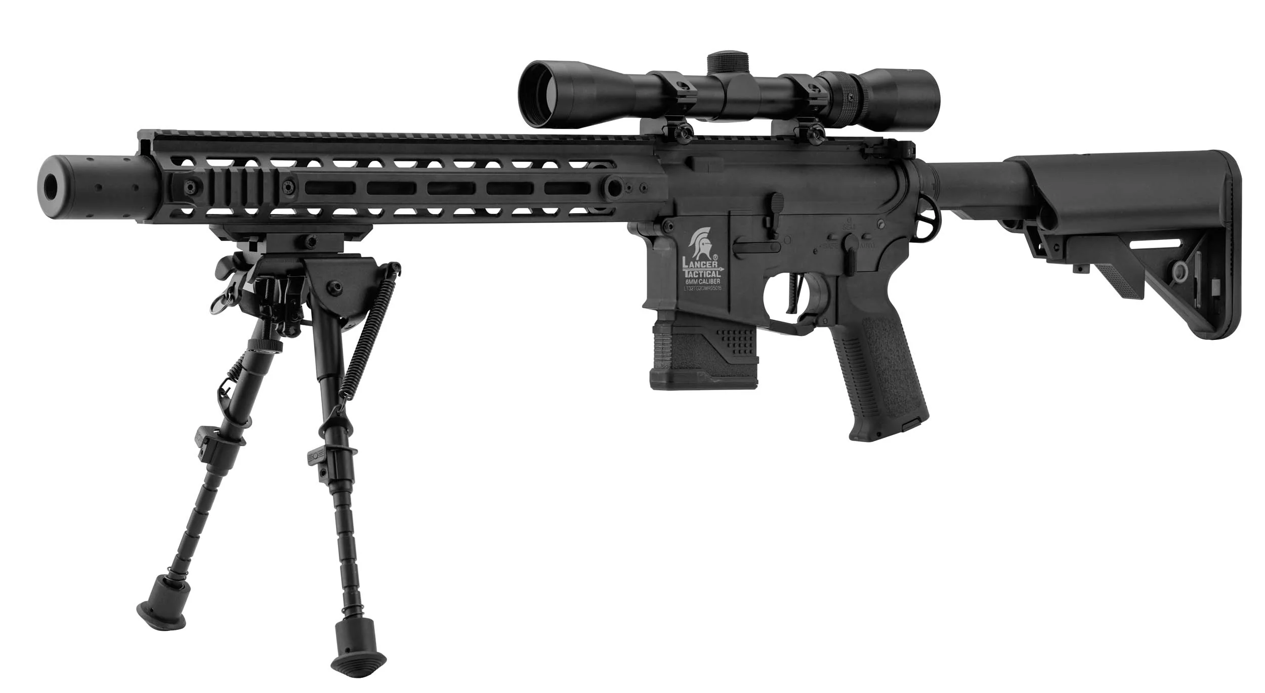 Replique Lancer Tactical LT-32 DMR Noir Pack Complet – Image 3