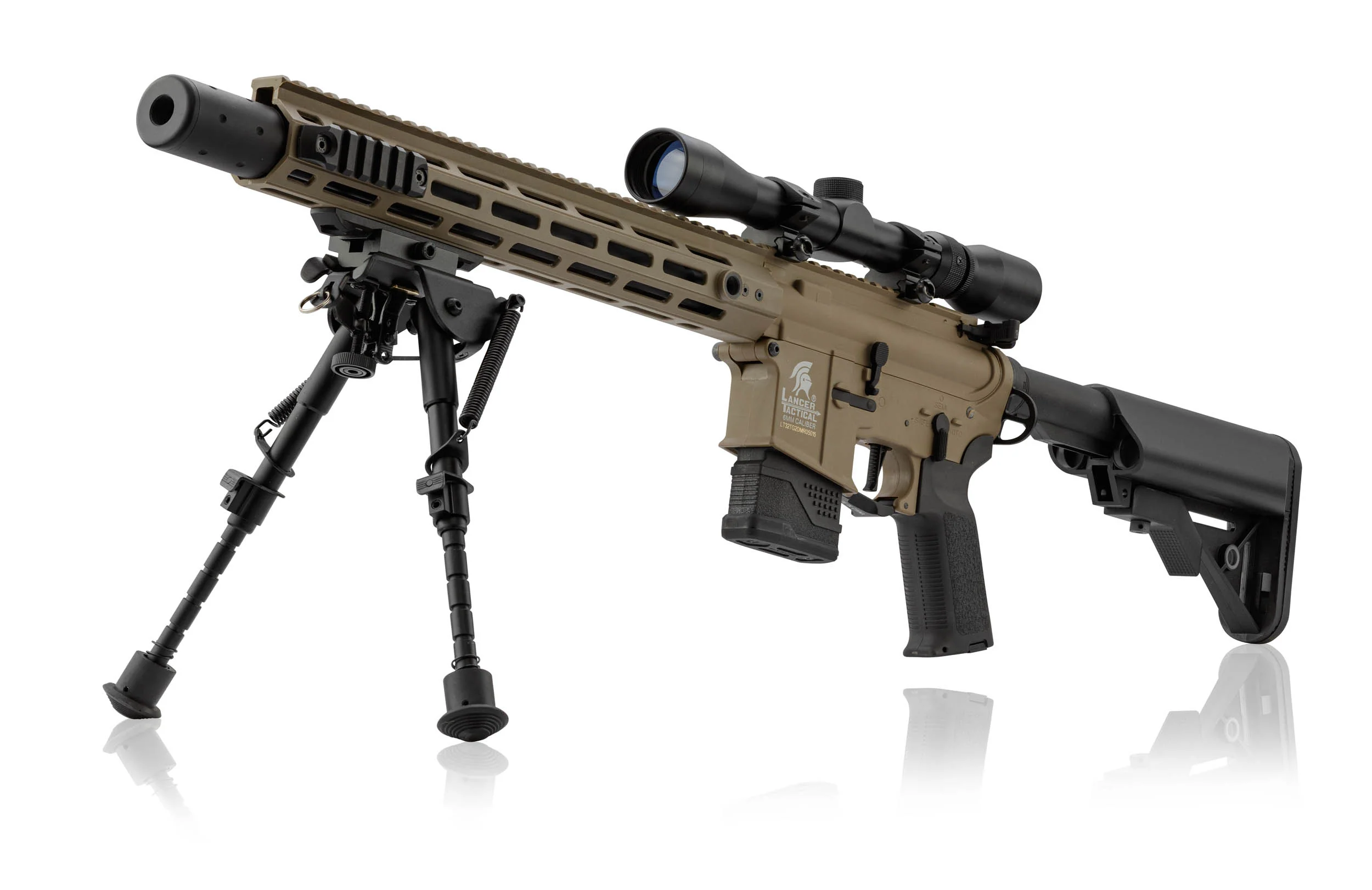 Replique Lancer Tactical LT-32 DMR Noir Pack Complet – Image 9