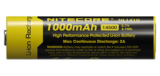 Accu Nitecore Li-ion 1000 mAh – Image 2