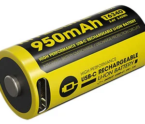 Accu  Nitecore Li-ion 16340