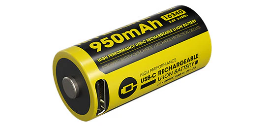 Accu Nitecore Li-ion 16340