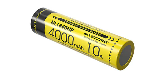 Accu Nitecore Li-ion Hautes Performances 10A