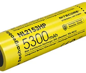 Accus Nitecore 21700 Li-ion Haute Performance