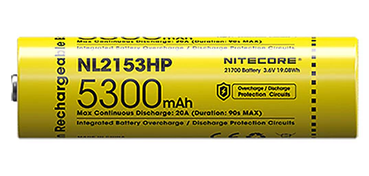 Accus Nitecore 21700 Li-ion Haute Performance – Image 3