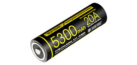 Accus Nitecore Li-ion 21700i Haute Performance