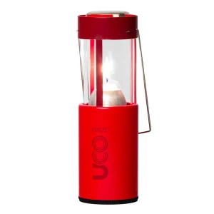 Uco Lampe À Bougie Volcano Rouge