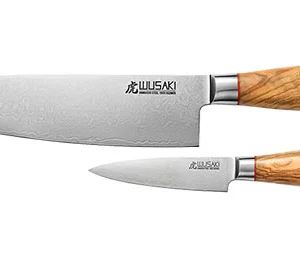 Coffret 2 couteaux Wusaki Damas 10CR