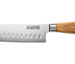 Couteau  Wusaki Santoku Damas 10CR