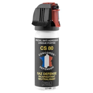 Aérosol gaz Concorde defender cs 80 25 ml / Par 1