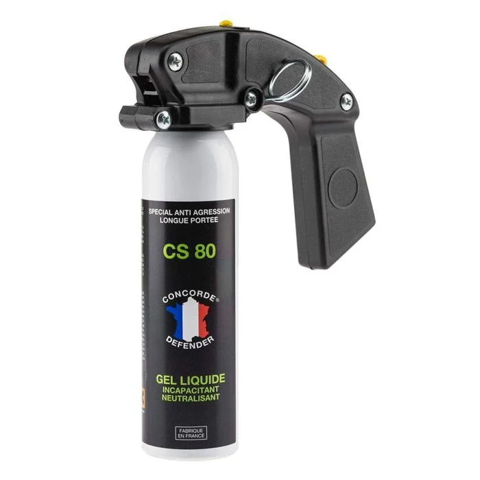 Aérosol gel Concorde defender cs 80 avec poignée - 100 ml