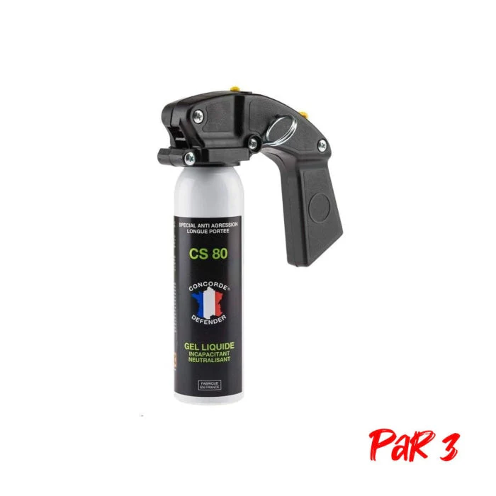 Aérosol gel Concorde defender cs 80 avec poignée - 100 ml – Image 4