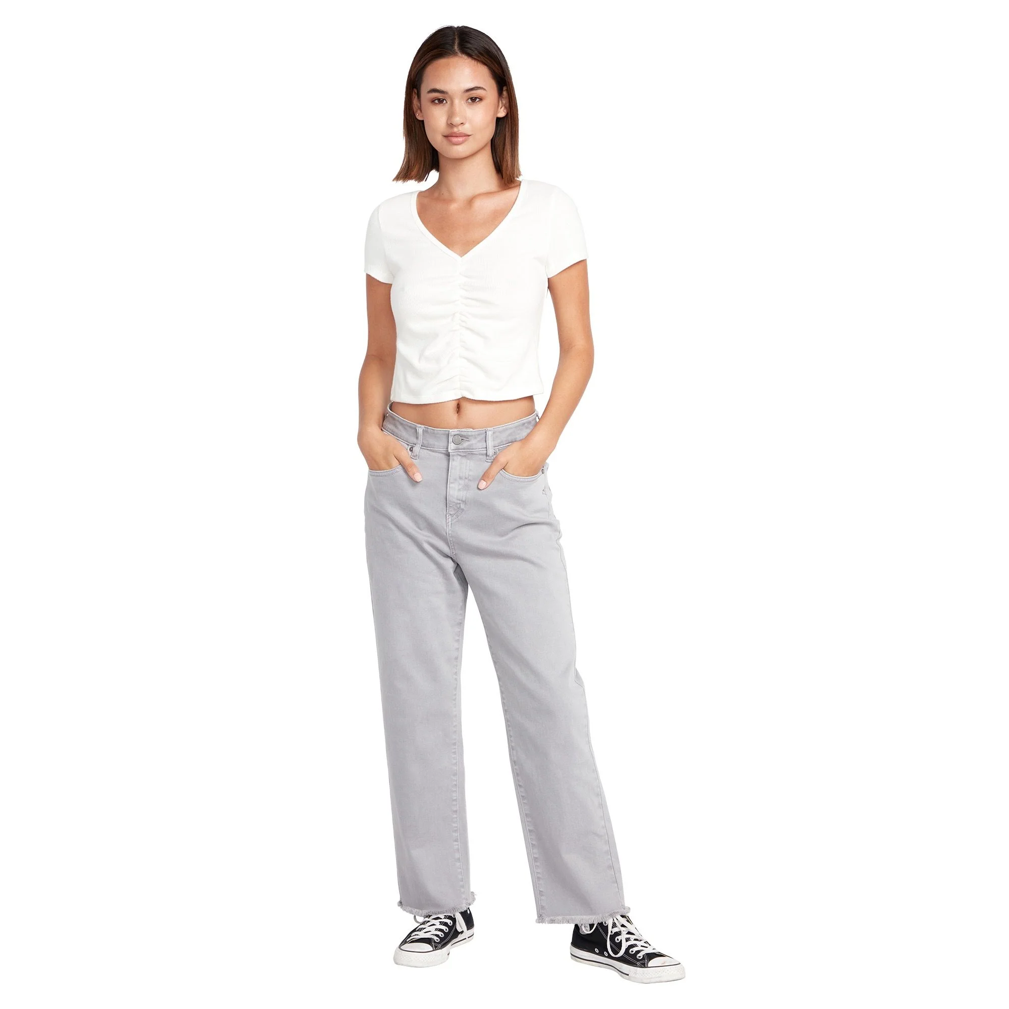 Volcom Pantalon Stone Step High Rise - Femme – Image 4