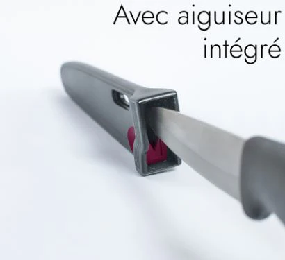 Couteau CMP Paris avec aiguiseur intégré - 23 cm – Image 3